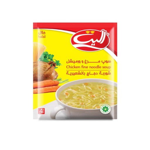  عکس سوپ مرغ و میشل نیمه آماده الیت